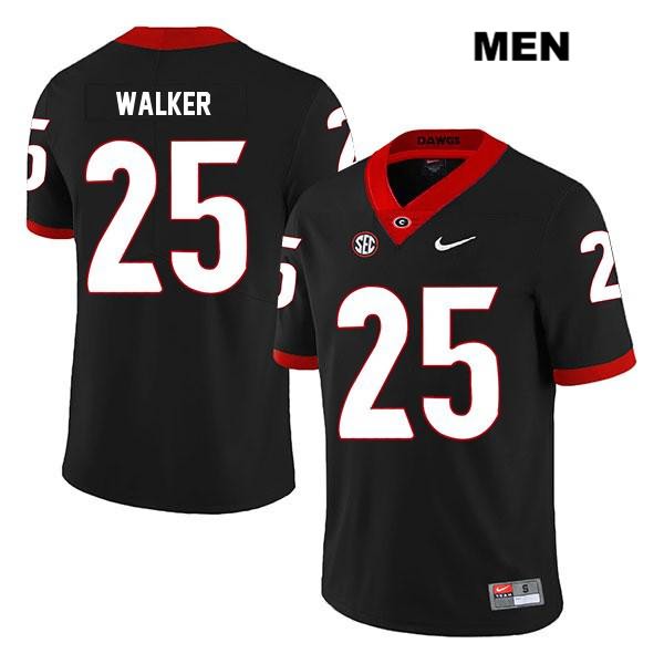 Georgia Bulldogs Men's Quay Walker #25 NCAA Legend Authentic Black Nike Stitched College Football Jersey SOO2756ZM